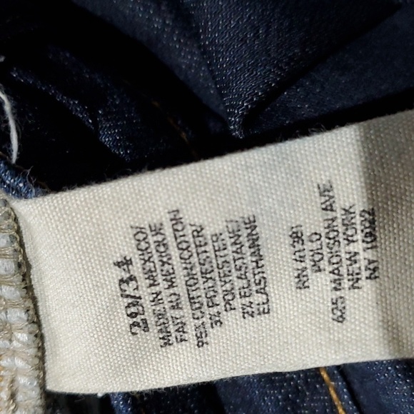 VINTAGE RALPH LAUREN DENIM & SUPPLY FLARE DENIM JEANS SIZE 29 x 34 - Picture 9 of 9